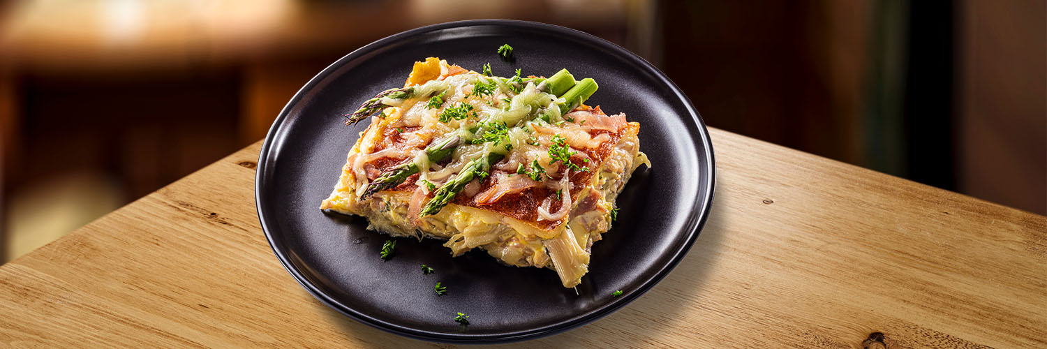 Asperge lasagne