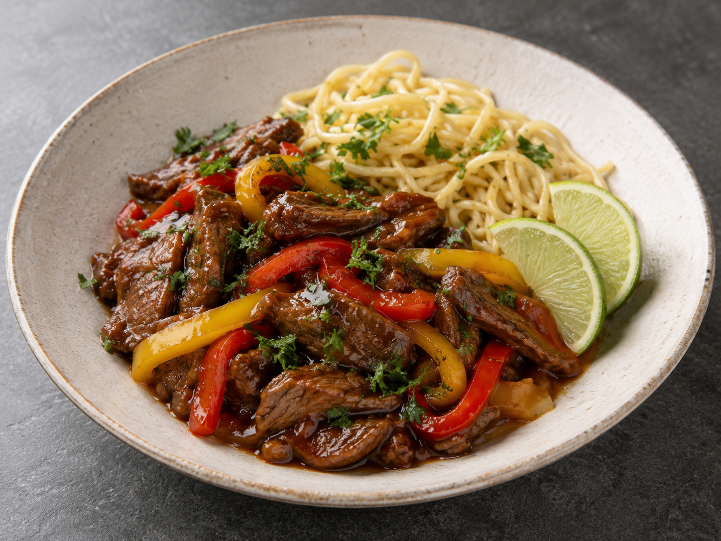 Beef Teriyaki Mirin met Noodles