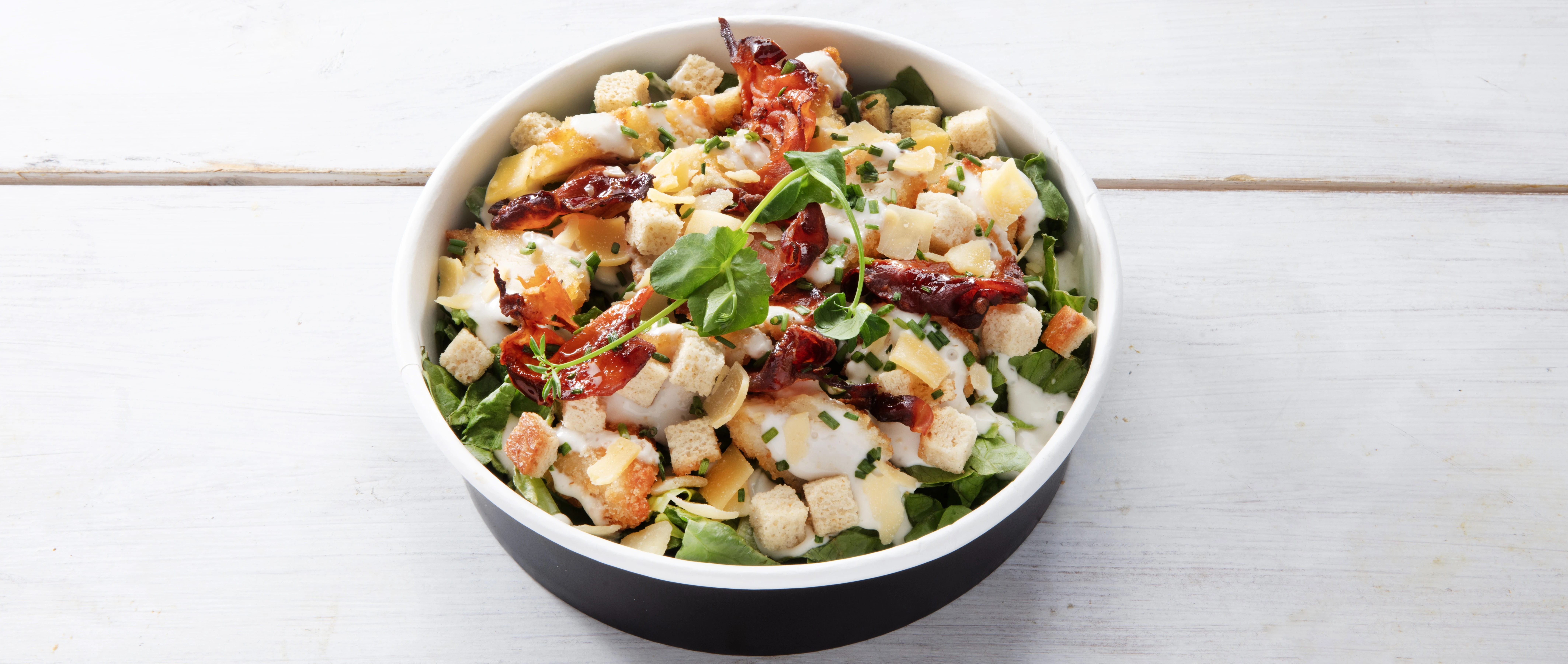 Amerikaanse caesar salade 