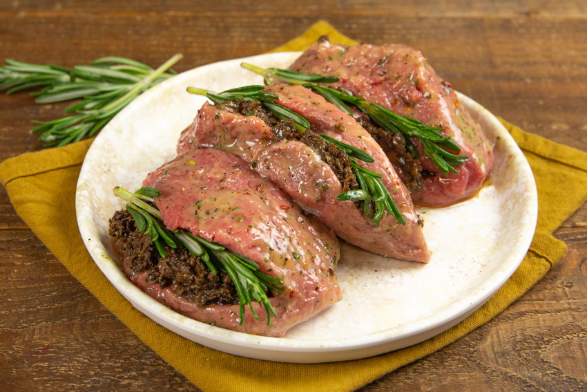 Steak gevuld met truffel