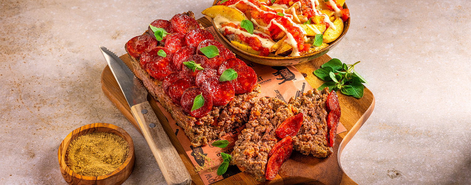 Gehaktbrood met chorizo
