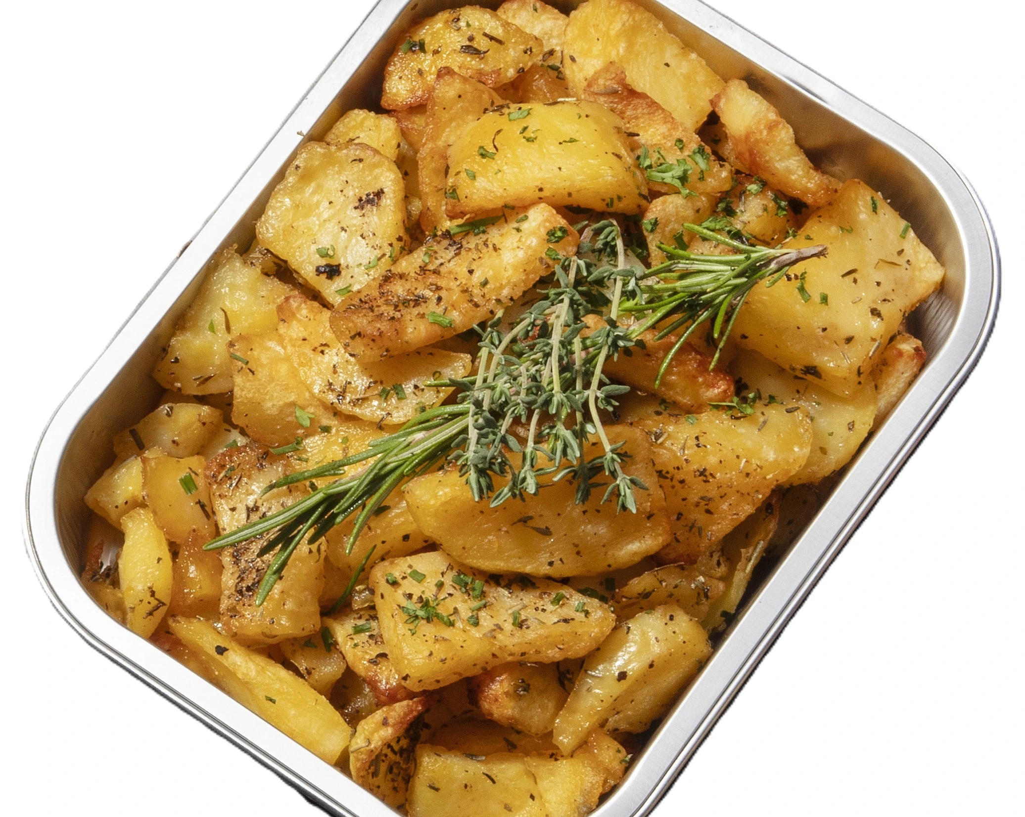 Krokant gebakken aardappelen