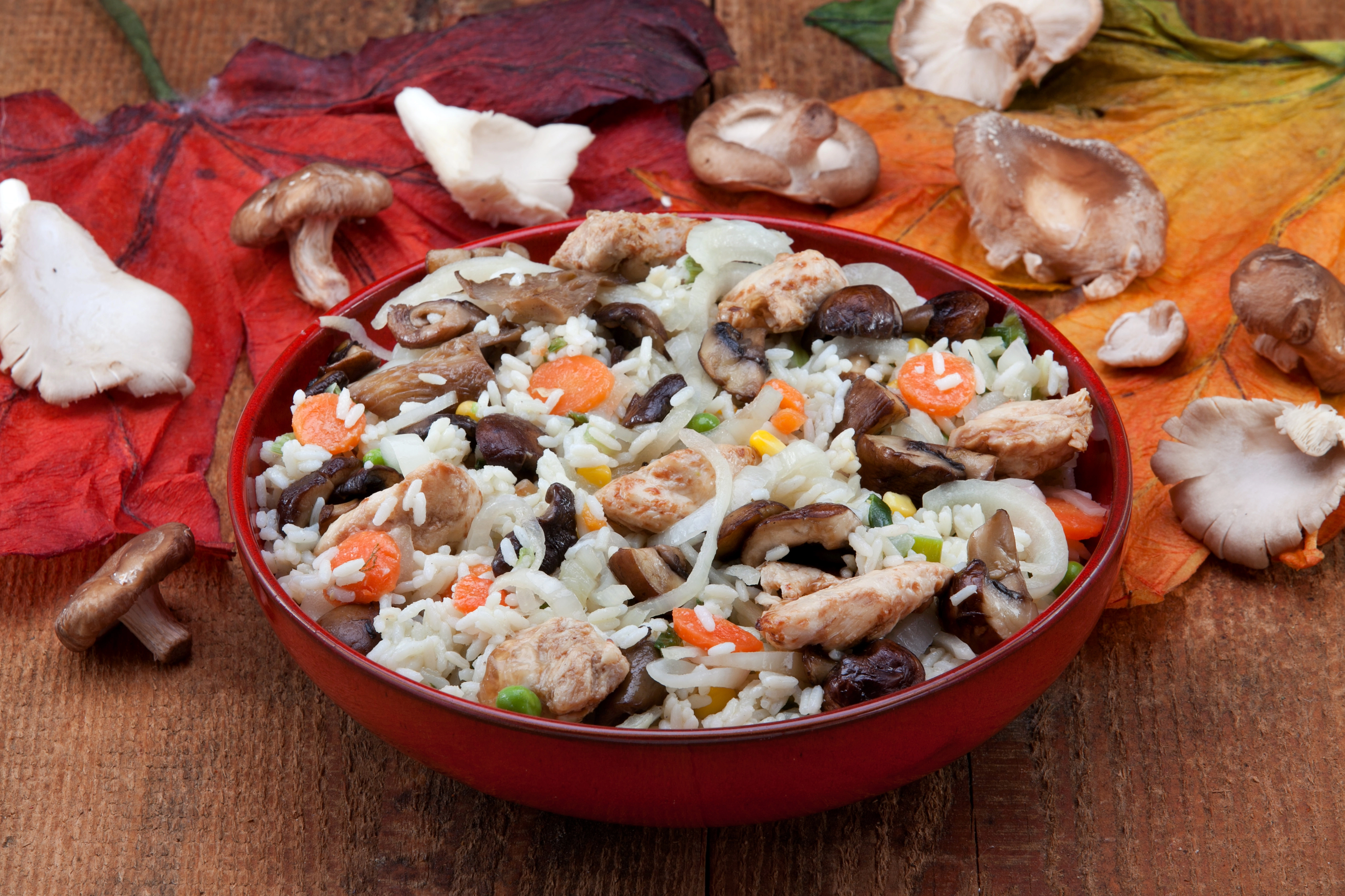 Herfst risotto met kip 