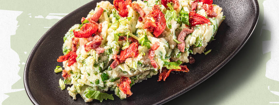 Raapstelenstamppot met Asperges