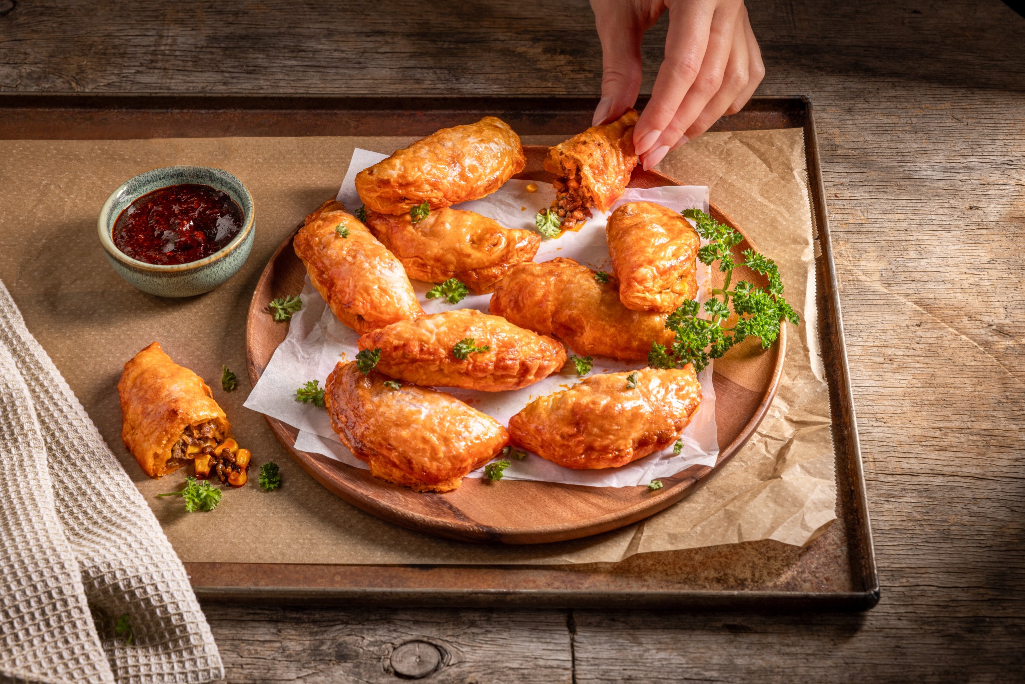 Runder empanadas