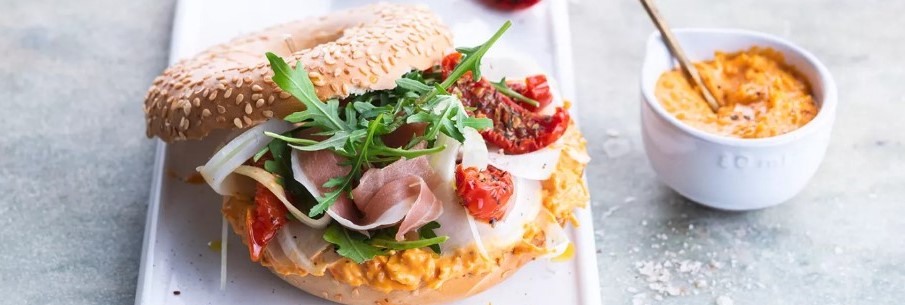 Bagel Kaastartinade & Ham