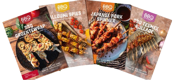 BBQ als een baas receptflyers