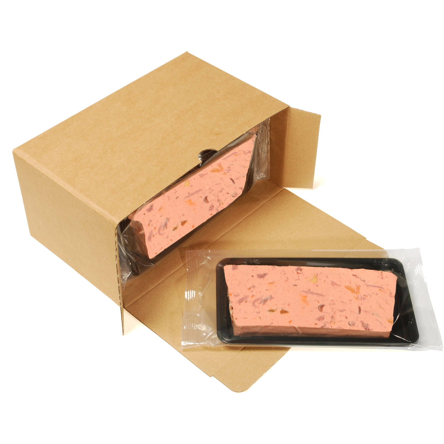 MOUSSE DE CANARD GER. EENDENBORST ABRIKOOS MANGO 8x150g PLAK