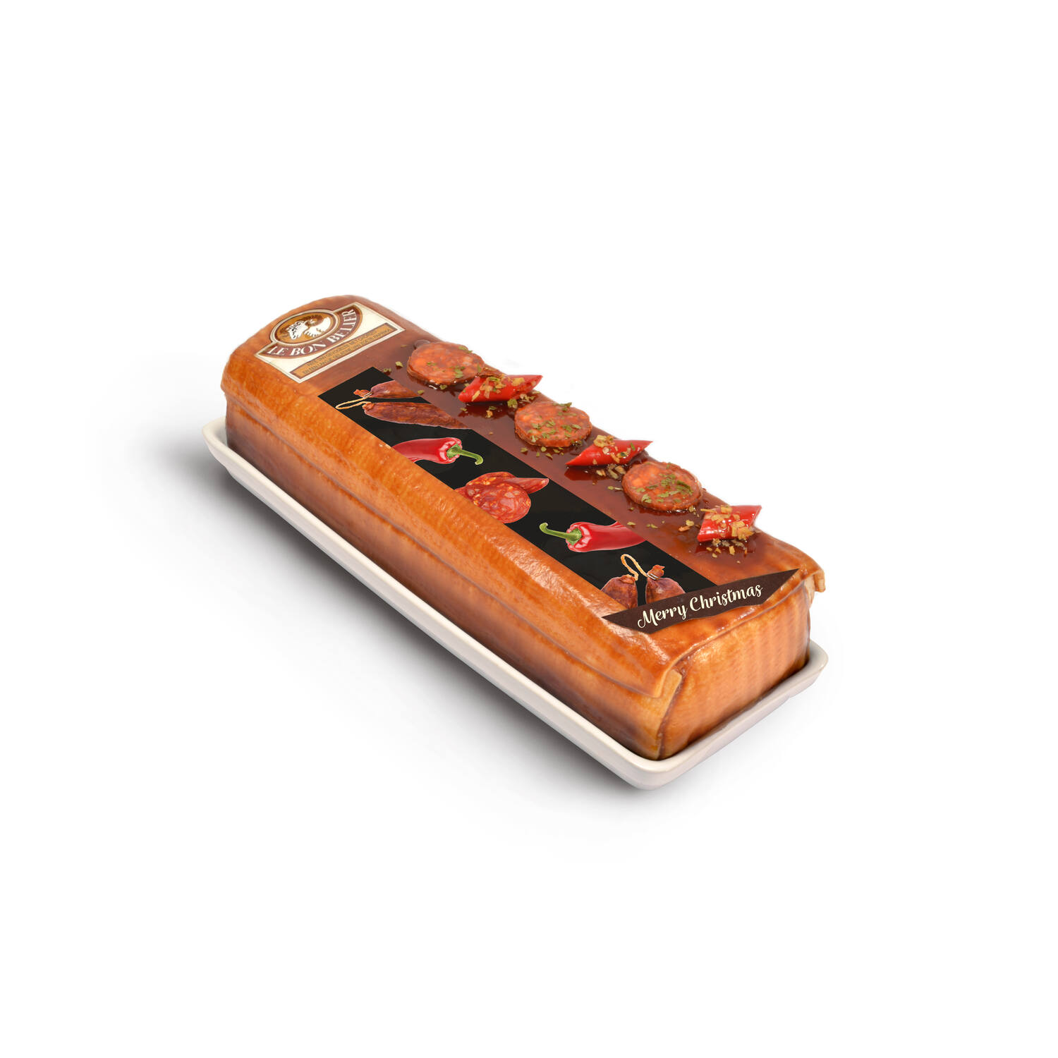 PATE GEVOGELTE, CHORIZO, ZOETE PAPRIKA 2.6kg BORD