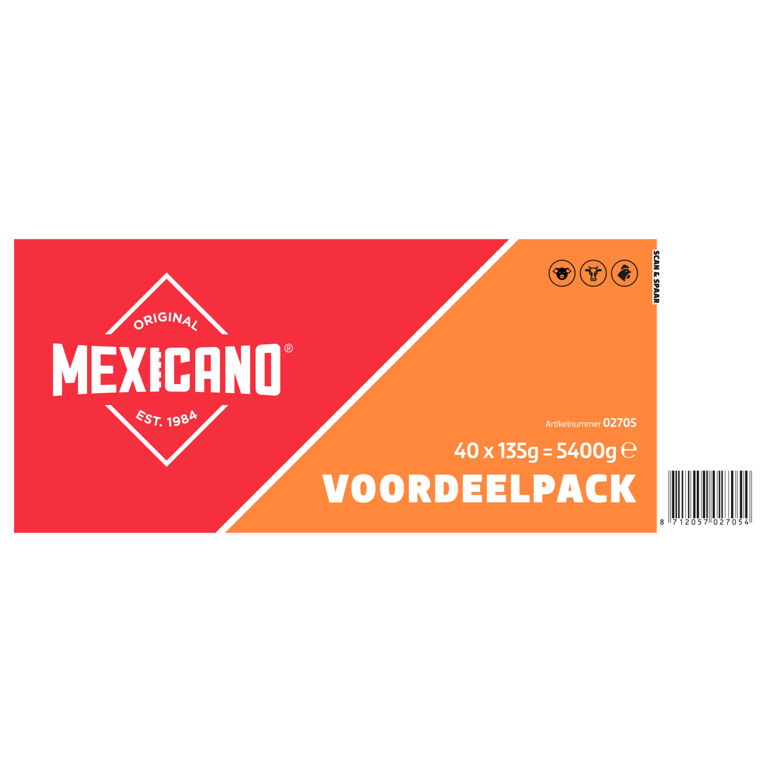 MEXICANO  15x135gr  DE VRIES