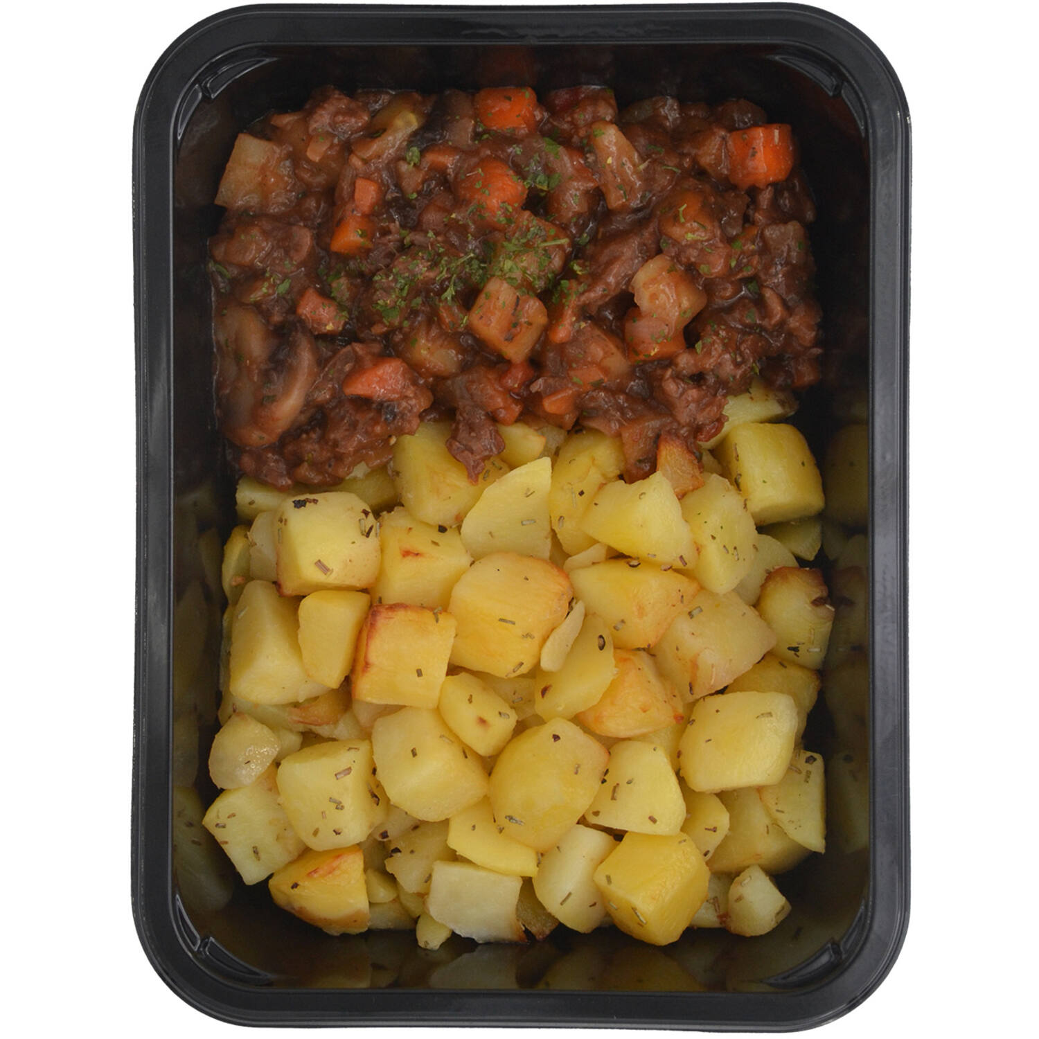 STOOFPOT RUNDVLEES PASTINAAK AARDAPPELBLOKJES 2x450gr KROES