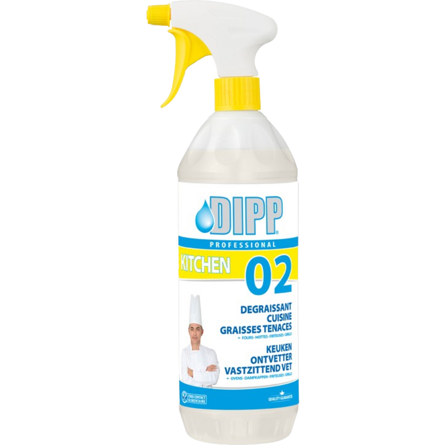 DIPP-02 KEUKEN ONTVETTER spray 6x1ltr
