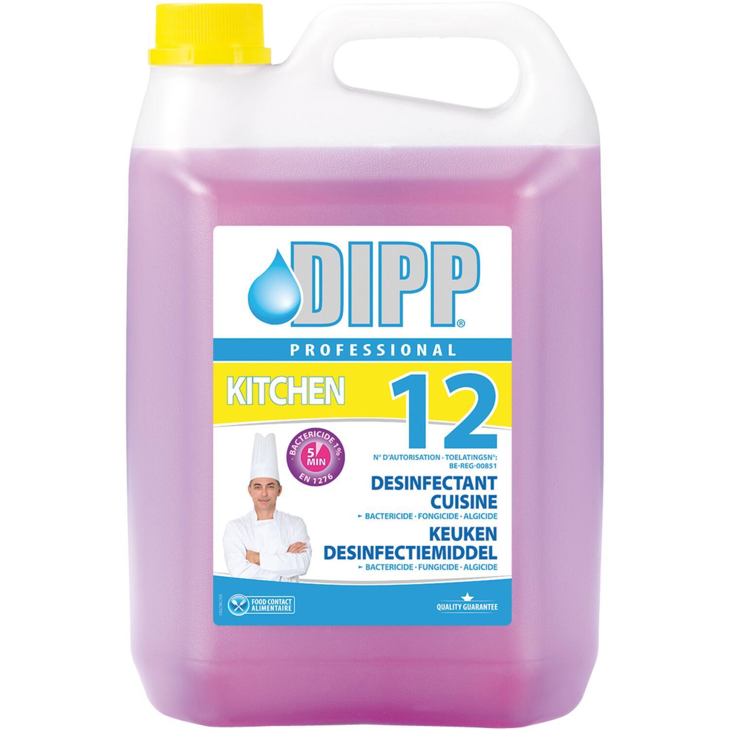 DIPP-12 KEUKEN DESINFECTIEMIDDEL 5ltr