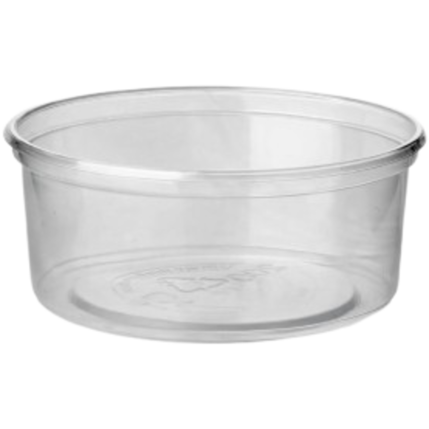 rond saladebakje transparant