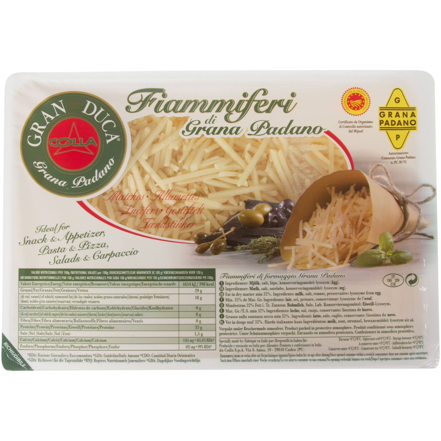 RASP GRANA PADANO  500gr