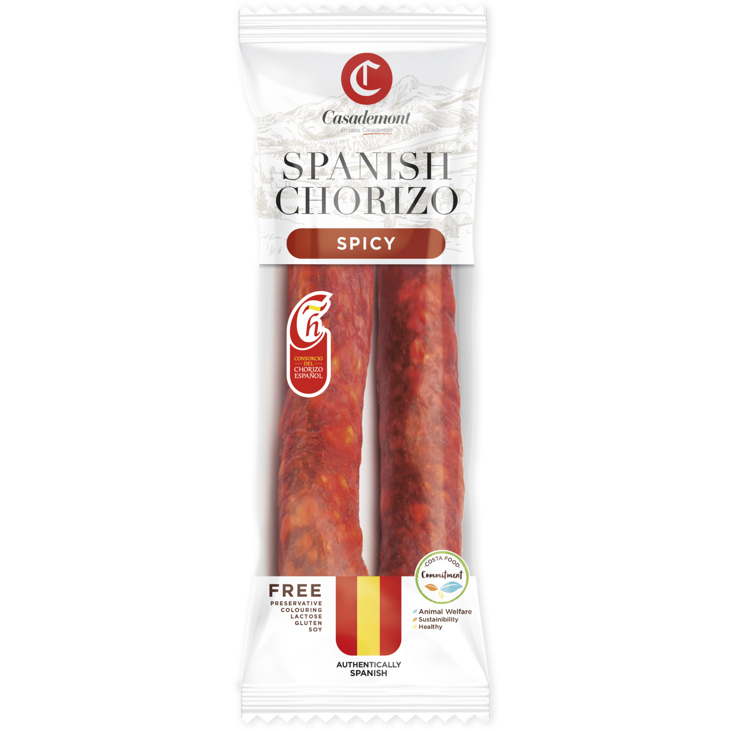 CHORIZO RING  16x225gr  CASADEMONT