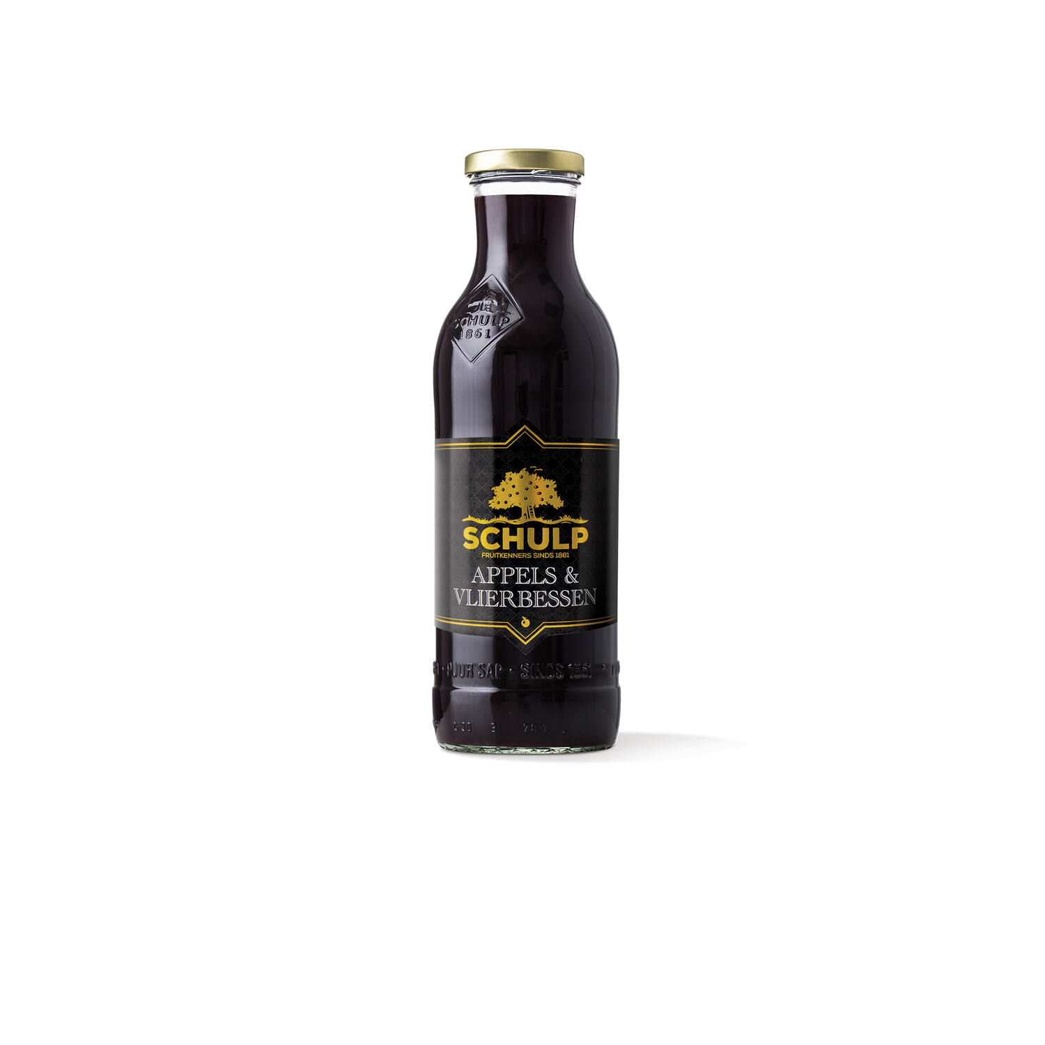 APPEL-VLIERBES ZWART  8x0.75ltr