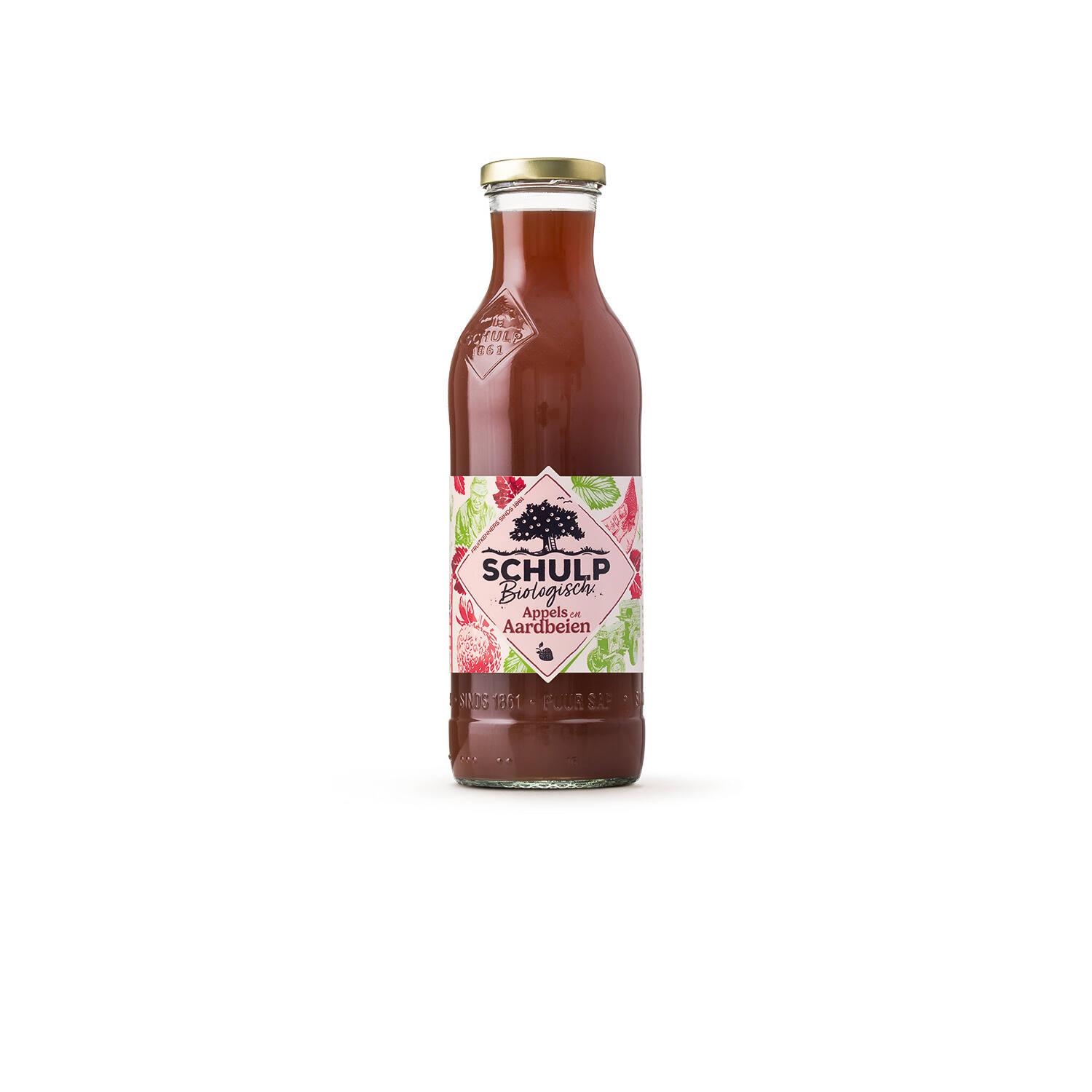 APPEL-AARDBEIEN BIO  6x0.75lt