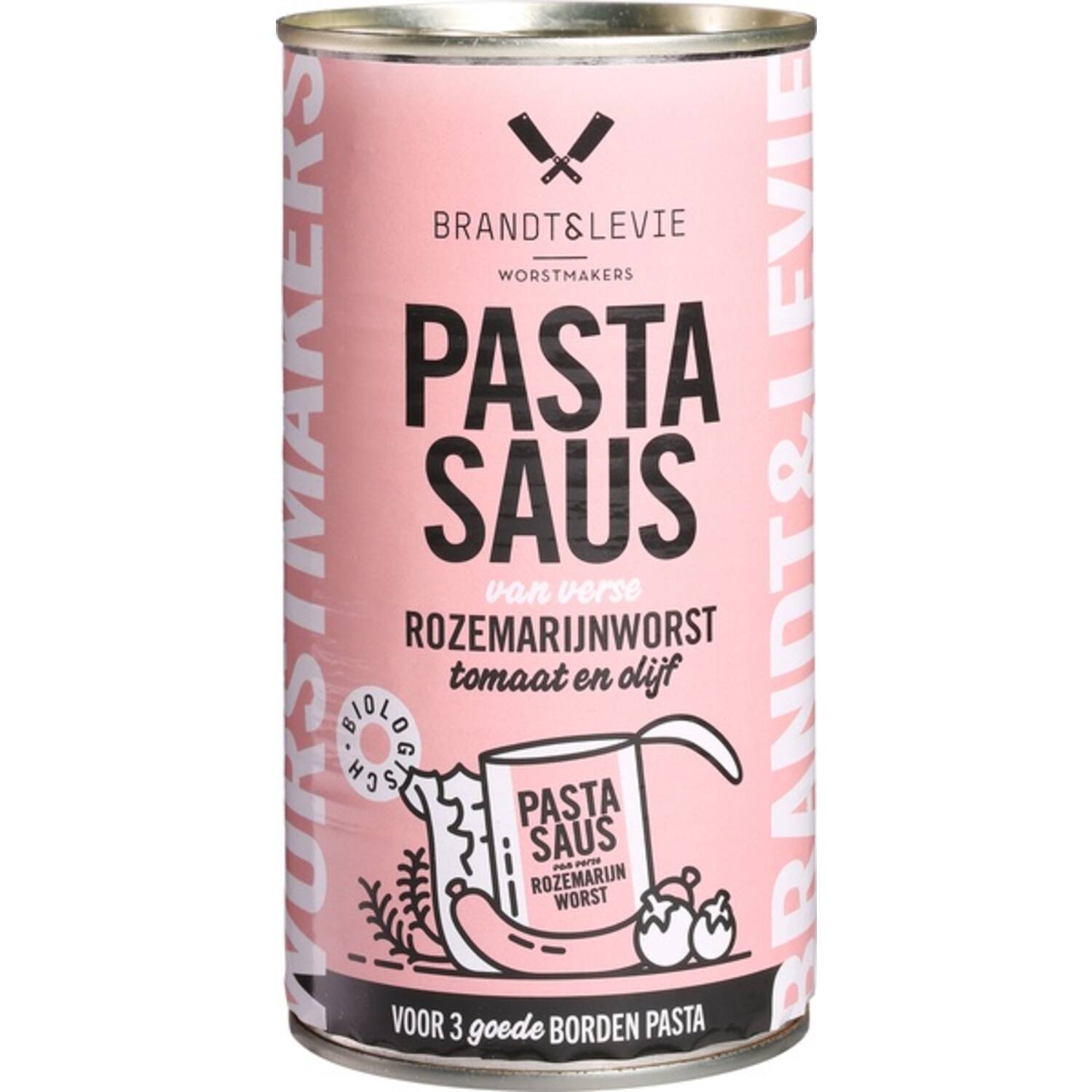 PASTASAUS ROZEMARIJN 6x500gr BRANDT &LEVIE