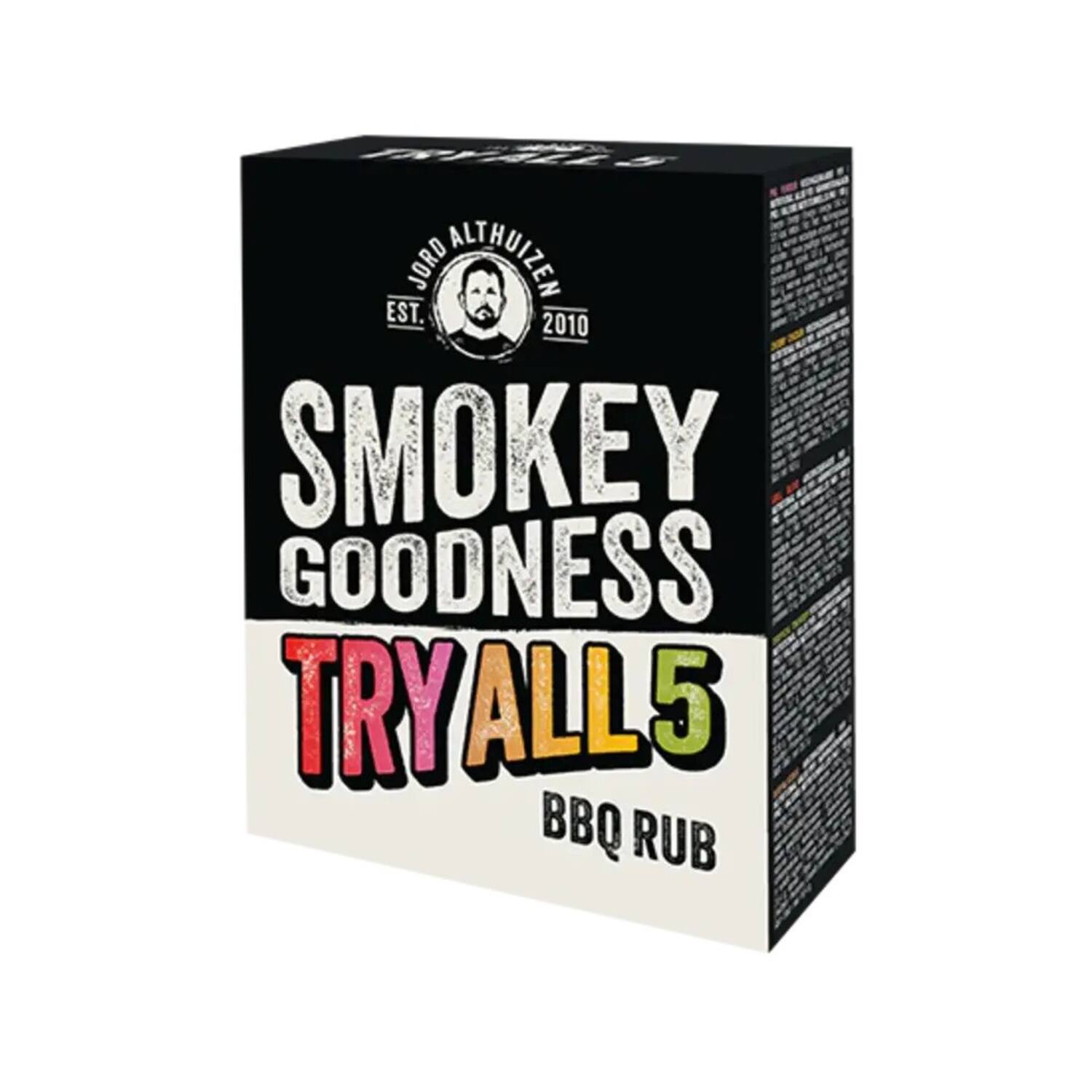 SMOKEY GOODNESS TRY ALL 5BOX RUBS 6x150gr