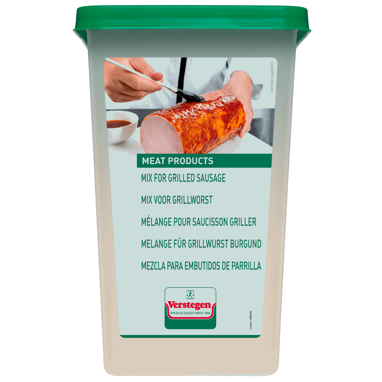GRILL WORST MIX FIJN MET ZOUT 1.5kg