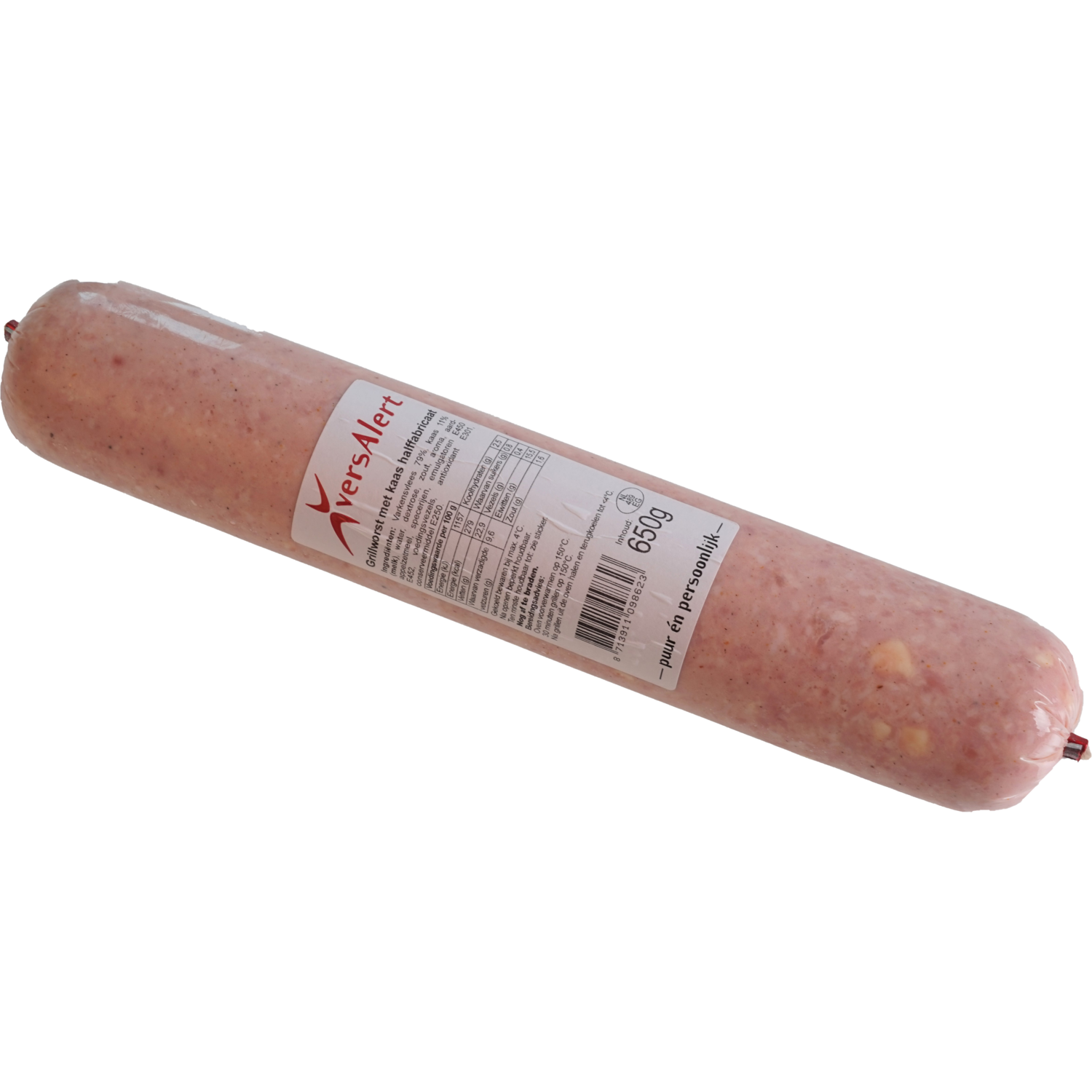 GRILLWORST KAAS VERS  650gr