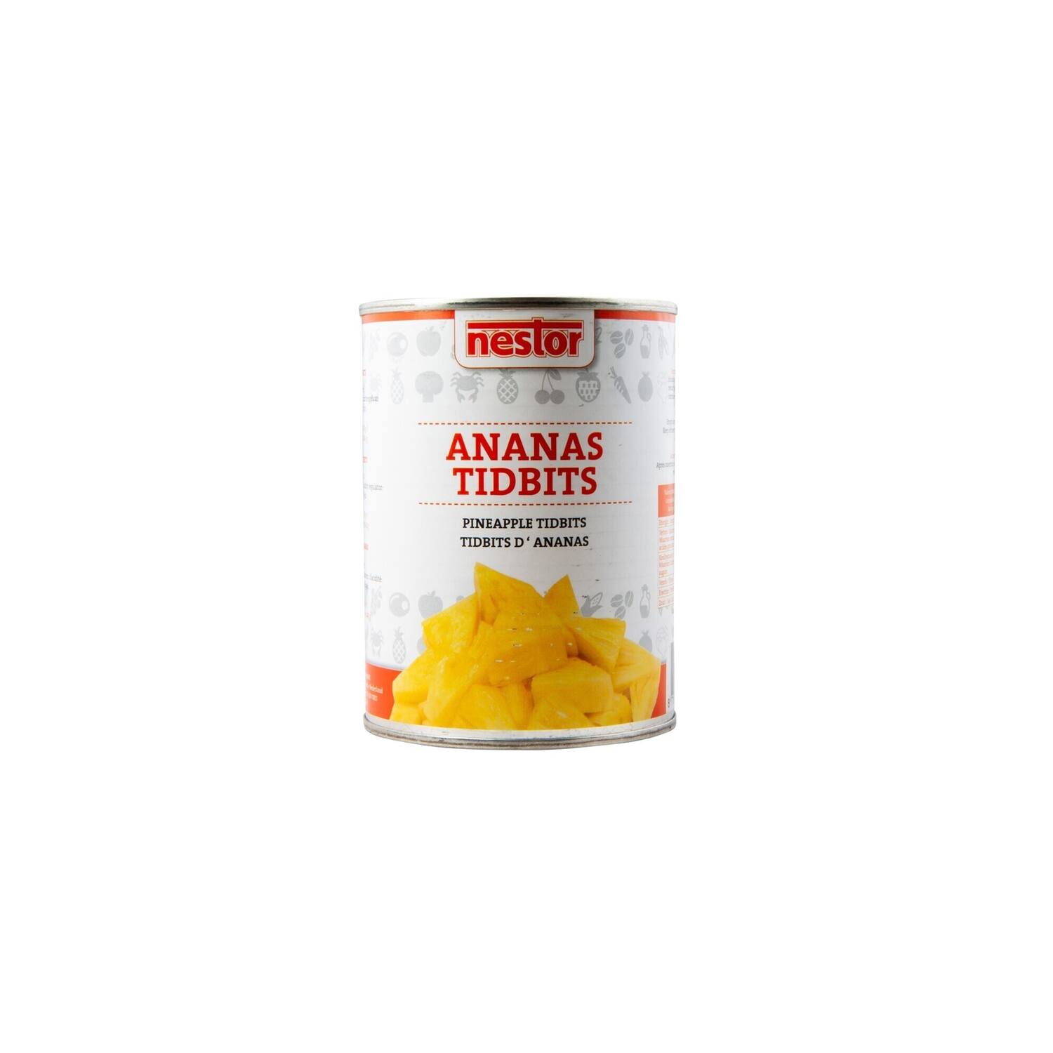 ANANAS TIDBITS  6x750gr  NESTOR