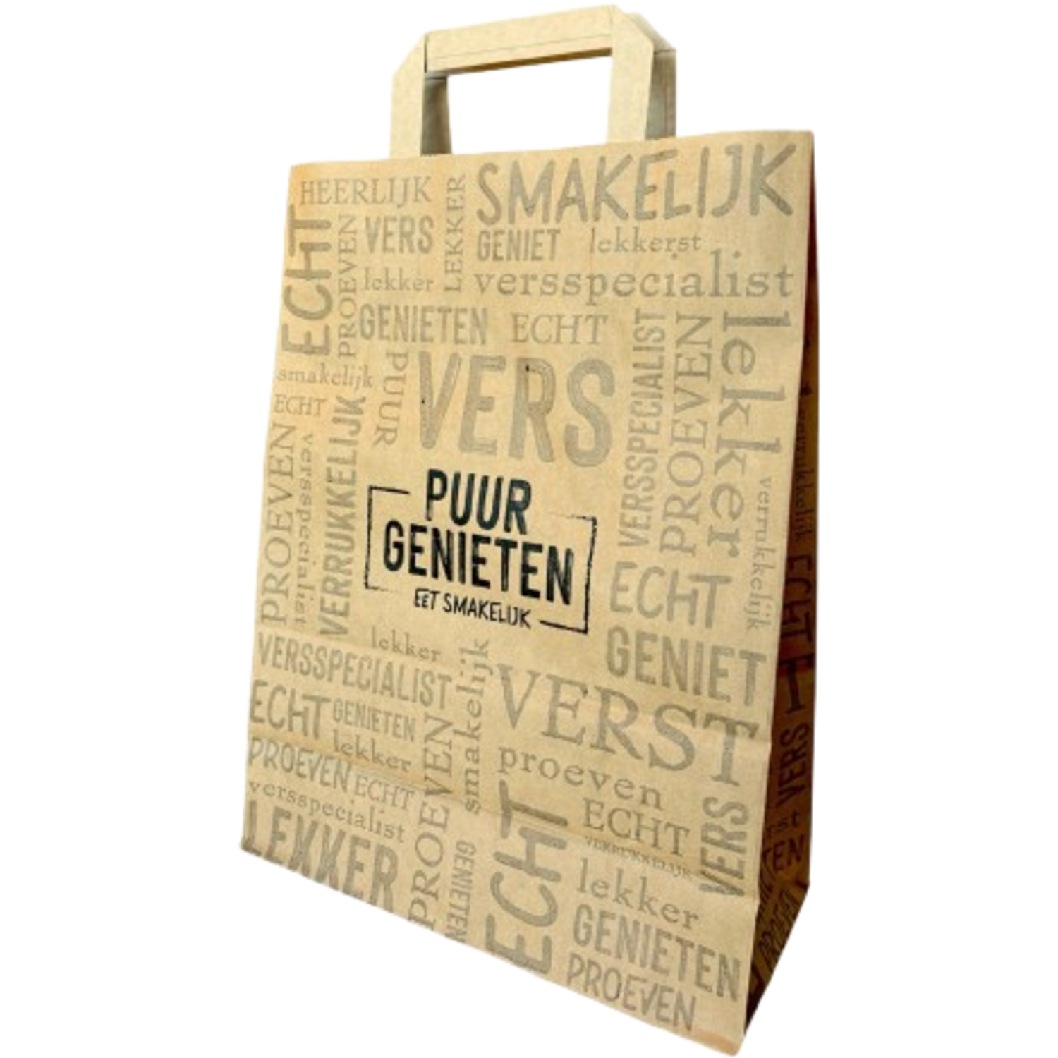 BLOKTAS PAPIER BRUIN GENIETEN 26+12 x35  250st