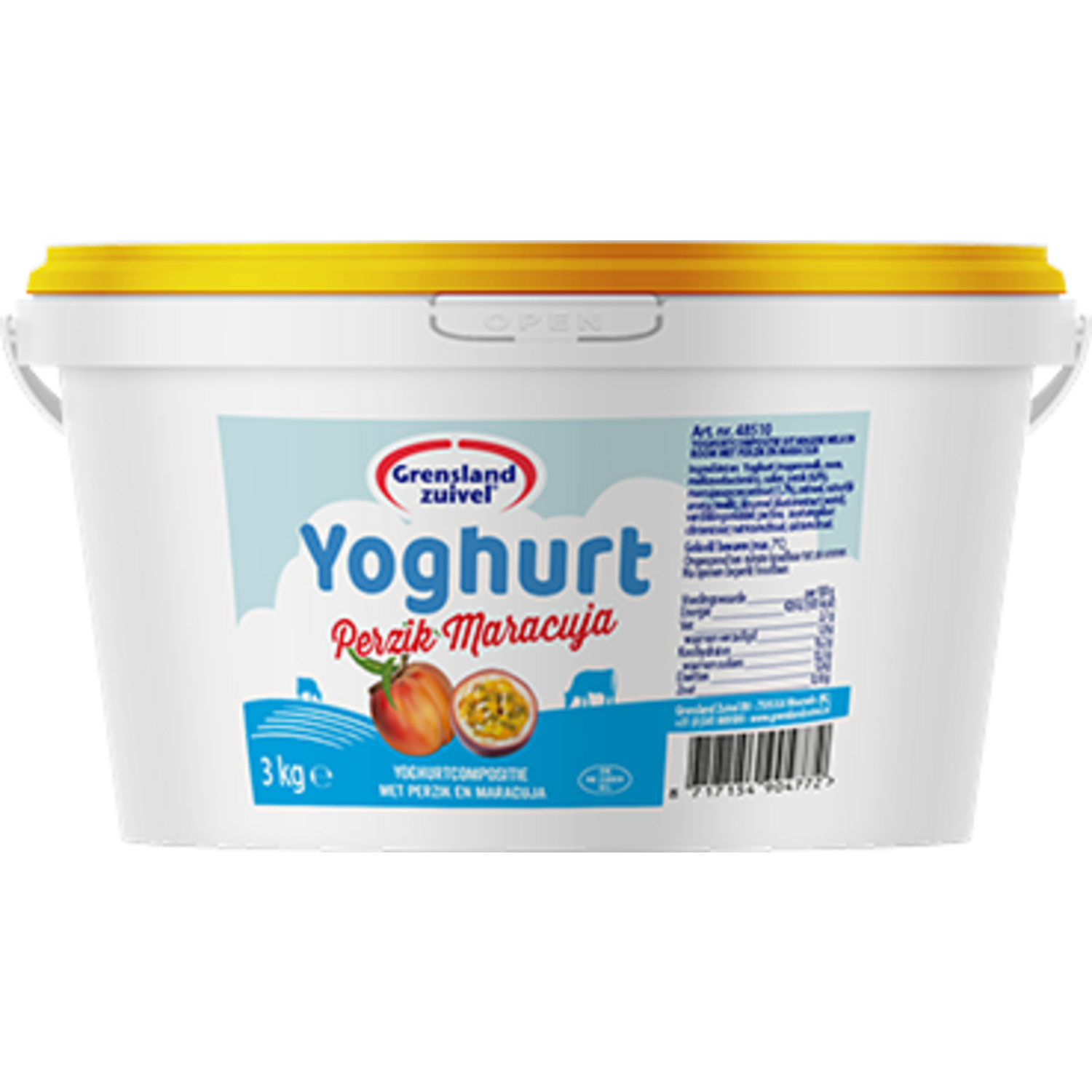 VRUCHTENYOGHURT PERZIK-MARACUJA 3kg