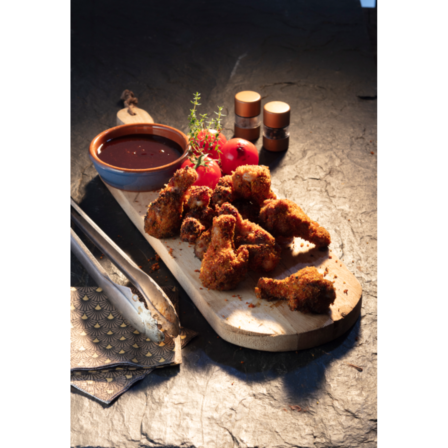 BBQ ALS EEN BAAS RECEPTFLYERS KIPKLUIFJES  250st