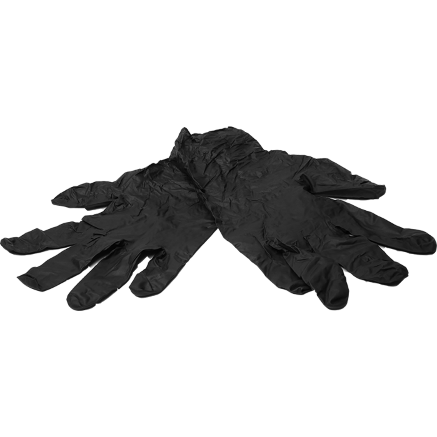 NITRIL HANDSCHOEN ZWART LARGE 100st POEDERVRIJ EXTRA STRONG