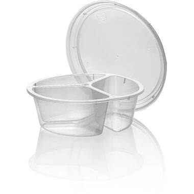 SAUSBAKJE 3-VAKS ROND 3x95ml  500st