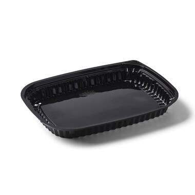 FONDUESCHAAL ZWART 260x190x29mm  500st