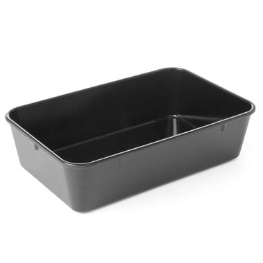 VLEESBAK MELAMINE 300x190x80 ZWART
