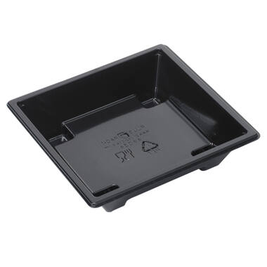 GOURMET EXPRESS BAK 141x141x35 ZWART  600st