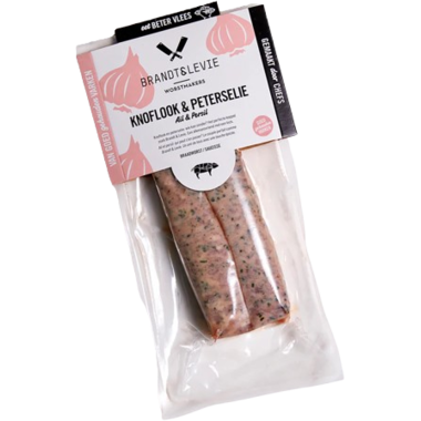 BRAADWORST PETERSELIE KNOFLOOK 2x85gr