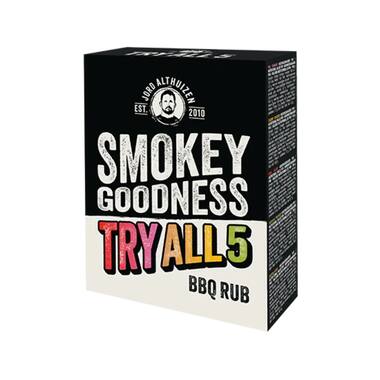 SMOKEY GOODNESS TRY ALL 5BOX RUBS 6x150gr