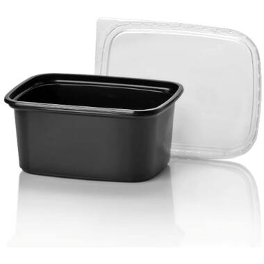 BAKJES RECHTH 150cc ZWART  1000st