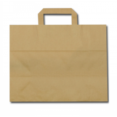 BLOKTAS PAPIER BRUIN BLANCO LAAG 32x17x25  250st