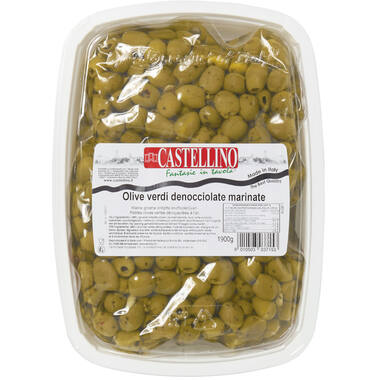 GROENE OLIJVEN GEVULD MET KNOFLOOK  1900gr