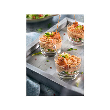 JOKA - ZACHT GEROOKTE ZALM SALADE  1kg