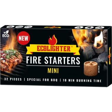 ECOLIGHTER MINI FIRE STARTERS 12x32st