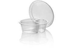 SAUSBAKJE 3-VAKS ROND 3x95ml  500st