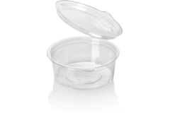 SALADEBAK + DEKSEL TRANSPARANT 250cc 12cm 480st