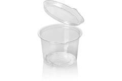 SALADEBAK + DEKSEL TRANSPARANT 500cc Ø12cm 480st