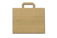 BLOKTAS PAPIER BRUIN BLANCO LAAG 32x17x25  250st