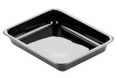 CPET TRAY ZWART 1VAKS 960cc 300st 226x176x35mm