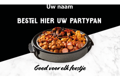 GEPERSONALISEERDE TOPKAART PARTYPANMEUBEL
