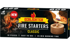 ECOLIGHTER CLASSIC FIRE STARTERS 12x10st