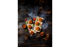 BBQ ALS EEN BAAS RECEPTFLYERS TOPPED POTATO 250st